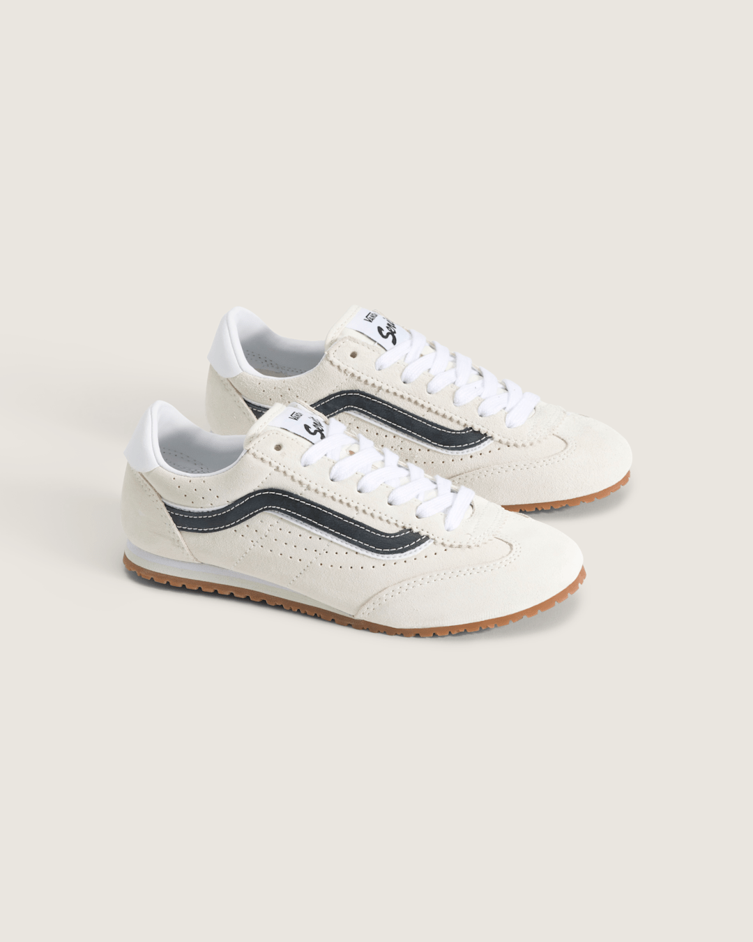 Kids Vans Big Kids Super Lowpro Shoe in Marshmallow White