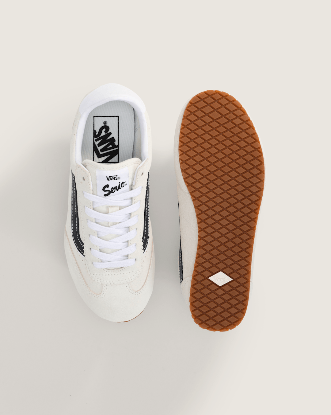 Kids Vans Big Kids Super Lowpro Shoe in Marshmallow White