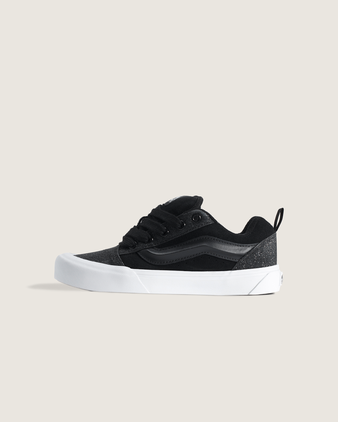 Kids Vans Big Kids Knu Skool Shoe in Dazzled Black