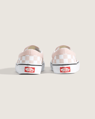 Kids Vans Big Kids Classic Slip-On Checkerboard Shoe in Checkerboard Sepia Rose