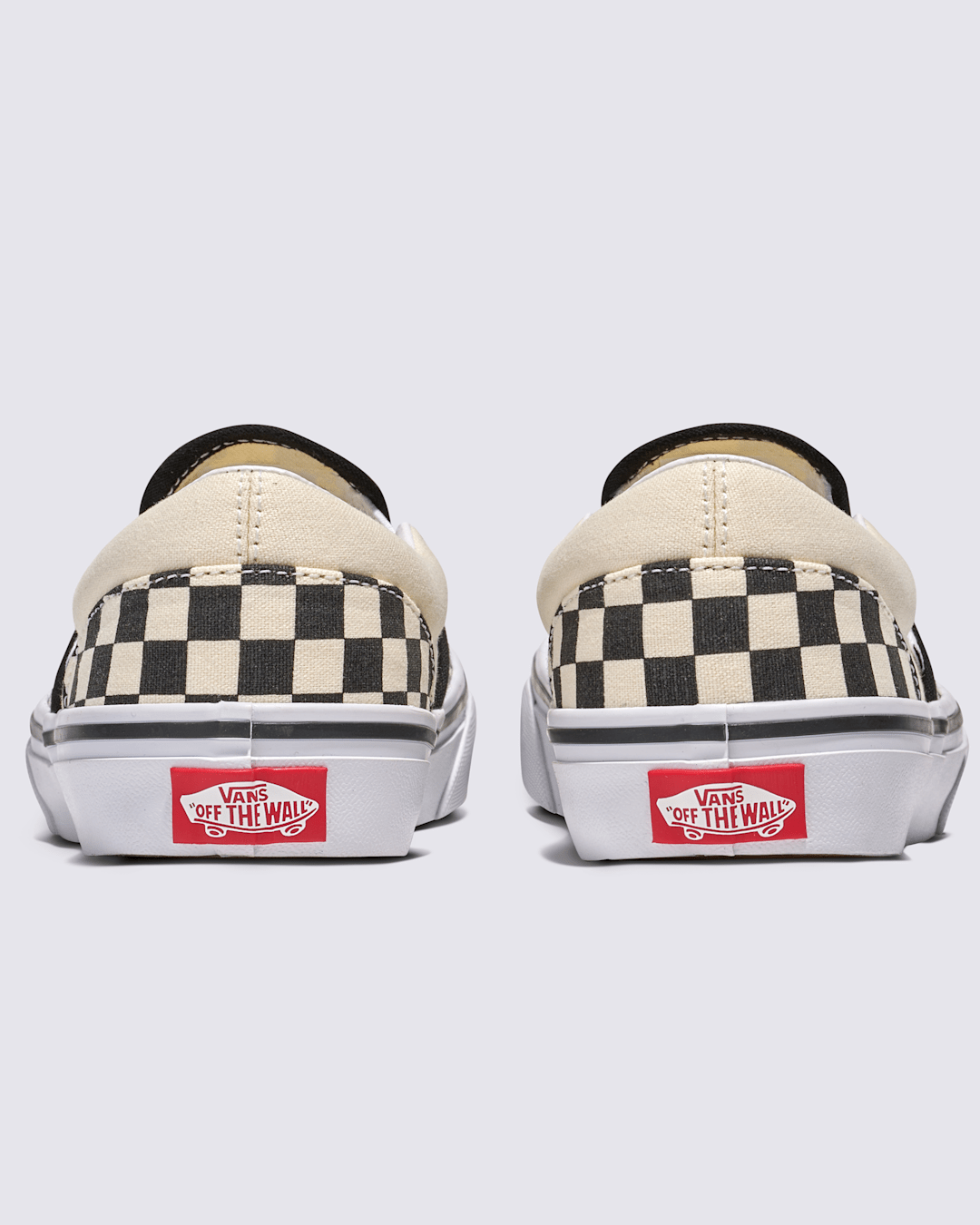 Kids Vans Big Kids Classic Slip-On Shoe in Checkerboard Black / White