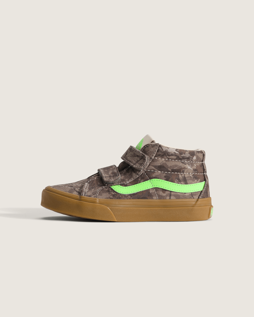Kids Vans Little Kids Sk8-Mid V Shoe in Camo Gecko Green