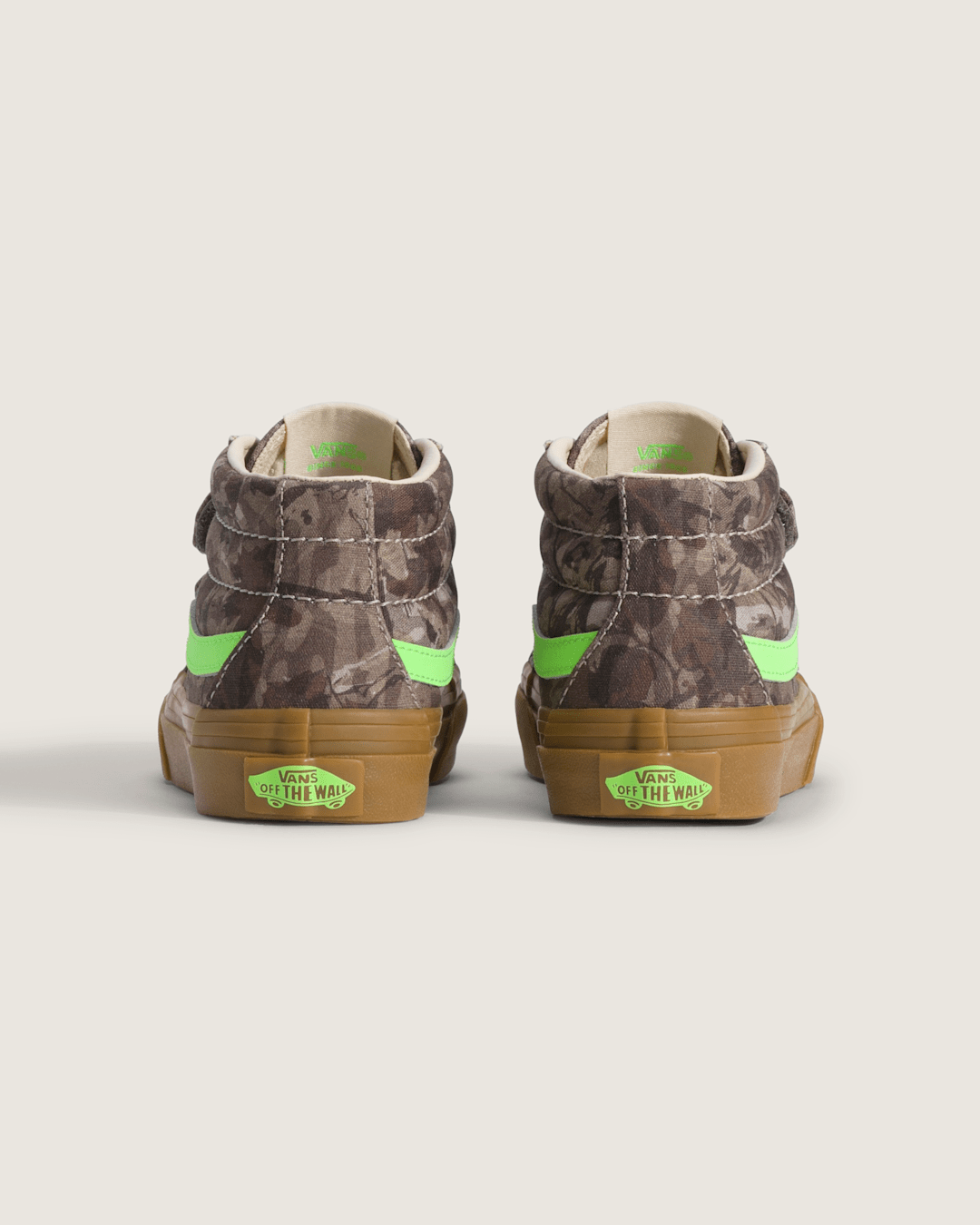 Kids Vans Little Kids Sk8-Mid V Shoe in Camo Gecko Green