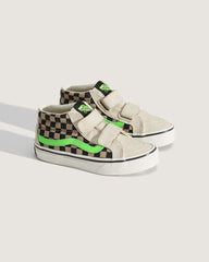 Kids Vans Little Kids Sk8-Mid V Shoe in Glow-in-the-Dark Taupe Mist Grey