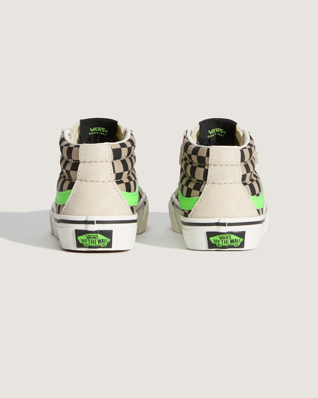 Kids Vans Little Kids Sk8-Mid V Shoe in Glow-in-the-Dark Taupe Mist Grey