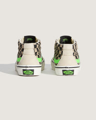 Kids Vans Little Kids Sk8-Mid V Shoe in Glow-in-the-Dark Taupe Mist Grey
