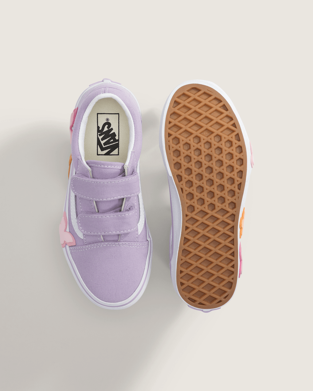 Kids Vans Little Kids Old Skool V Shoe in Soft Orchid Purple