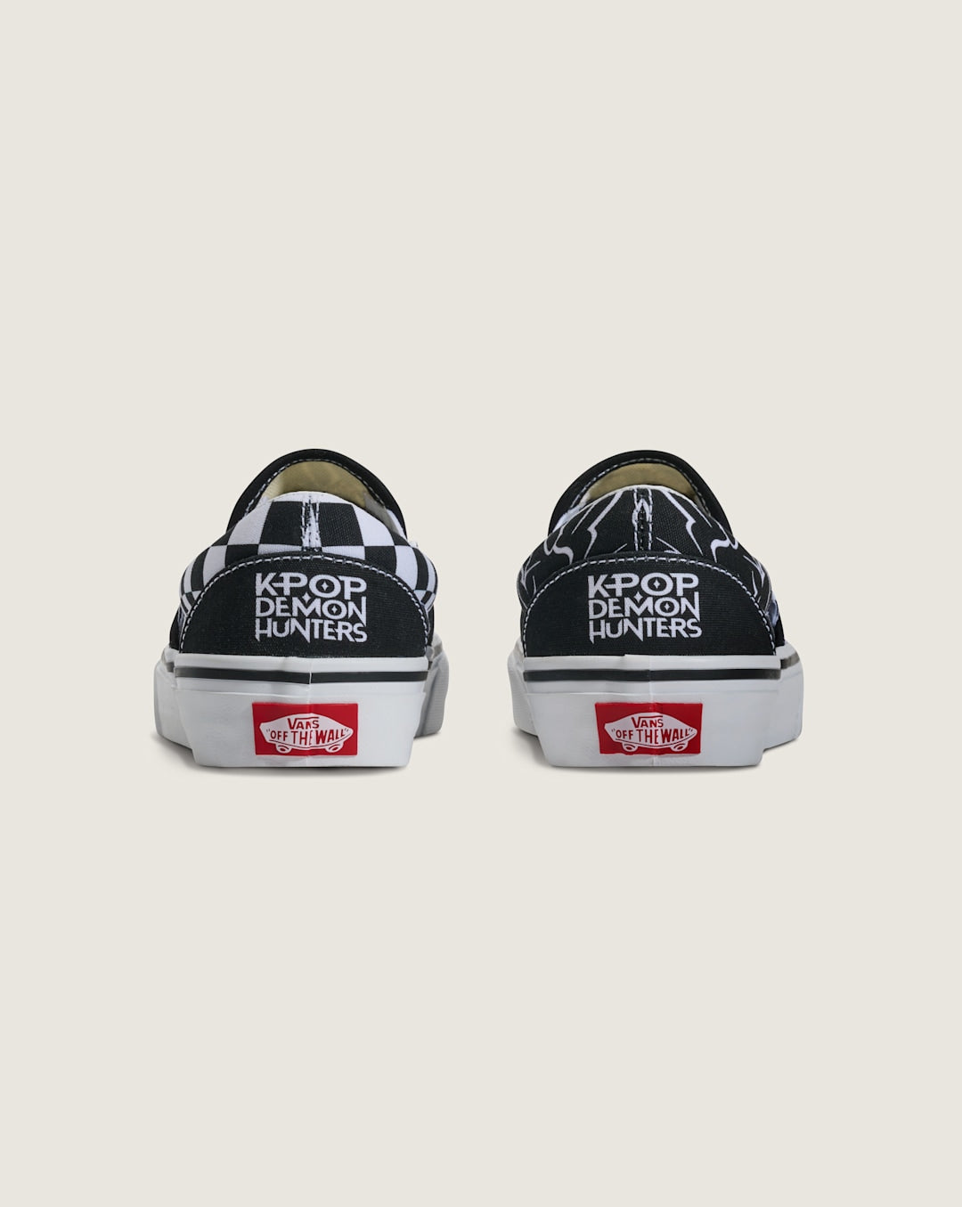 Kids Vans KPop Demon Hunters x Vans Big Kids Classic Slip-On Shoe in KPop Demon Hunters Black
