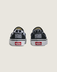 Kids Vans KPop Demon Hunters x Vans Big Kids Classic Slip-On Shoe in KPop Demon Hunters Black
