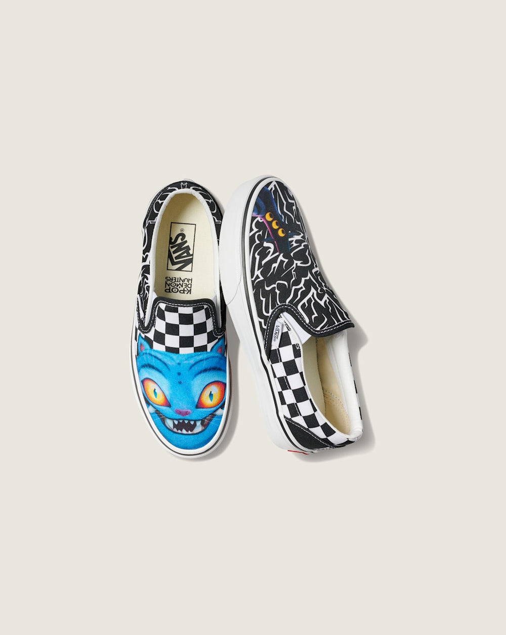 Kids Vans KPop Demon Hunters x Vans Big Kids Classic Slip-On Shoe in KPop Demon Hunters Black