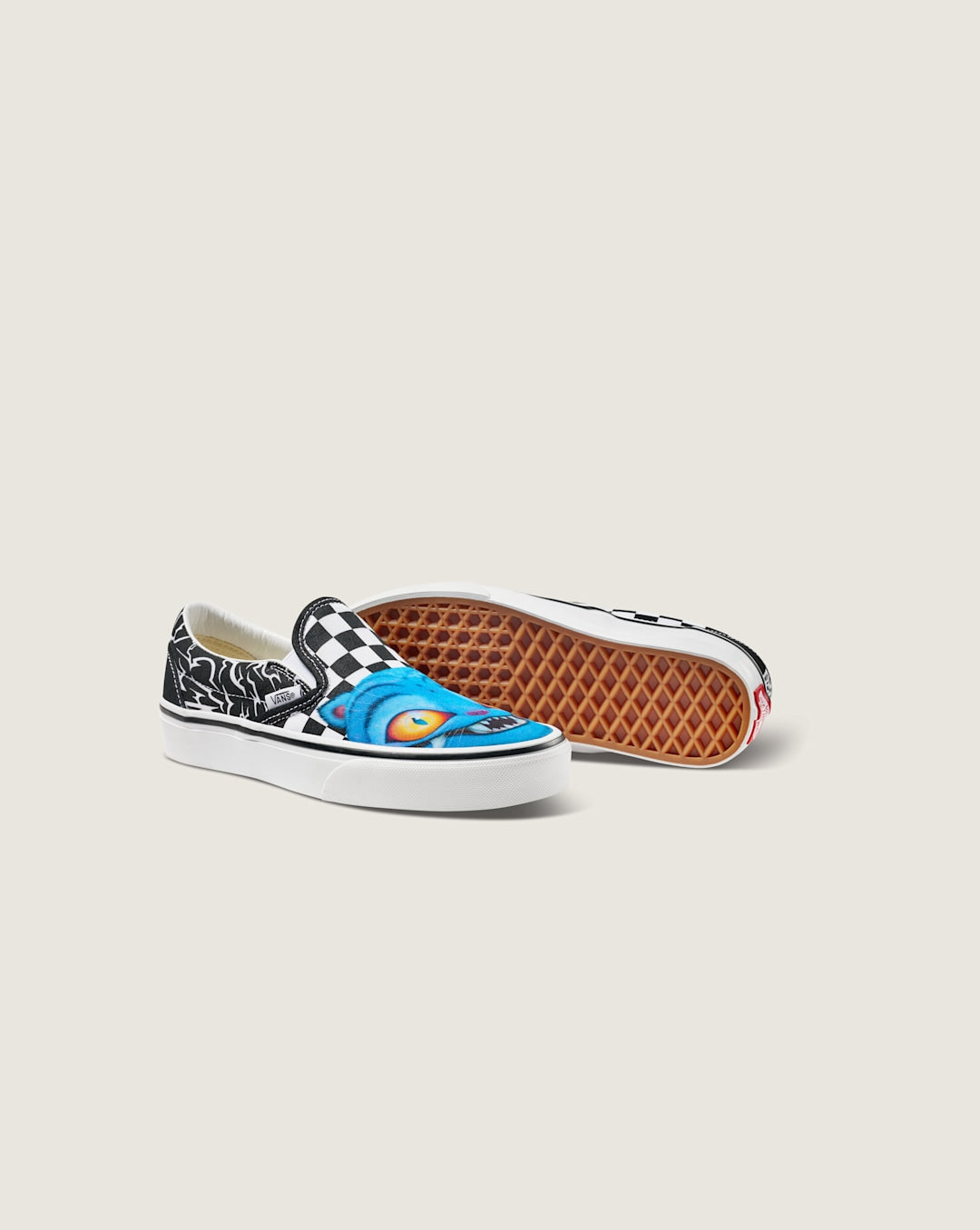 Kids Vans KPop Demon Hunters x Vans Big Kids Classic Slip-On Shoe in KPop Demon Hunters Black