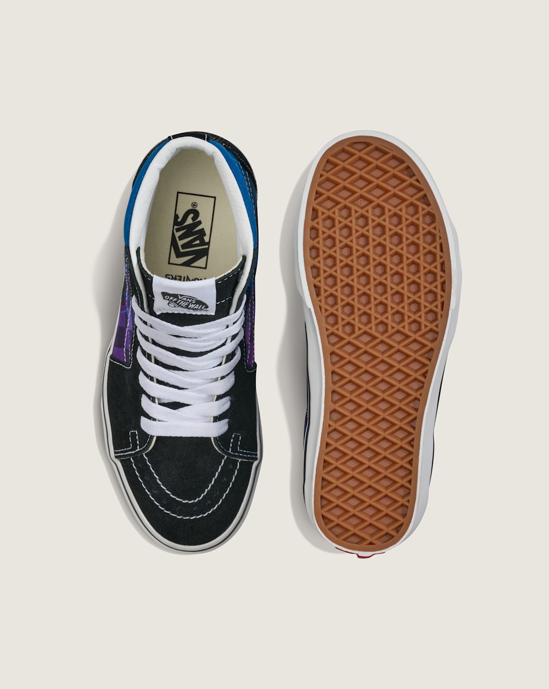Kids Vans KPop Demon Hunters x Vans Big Kids Sk8-Hi Shoe in Kpop Demon Hunters Black / Blue