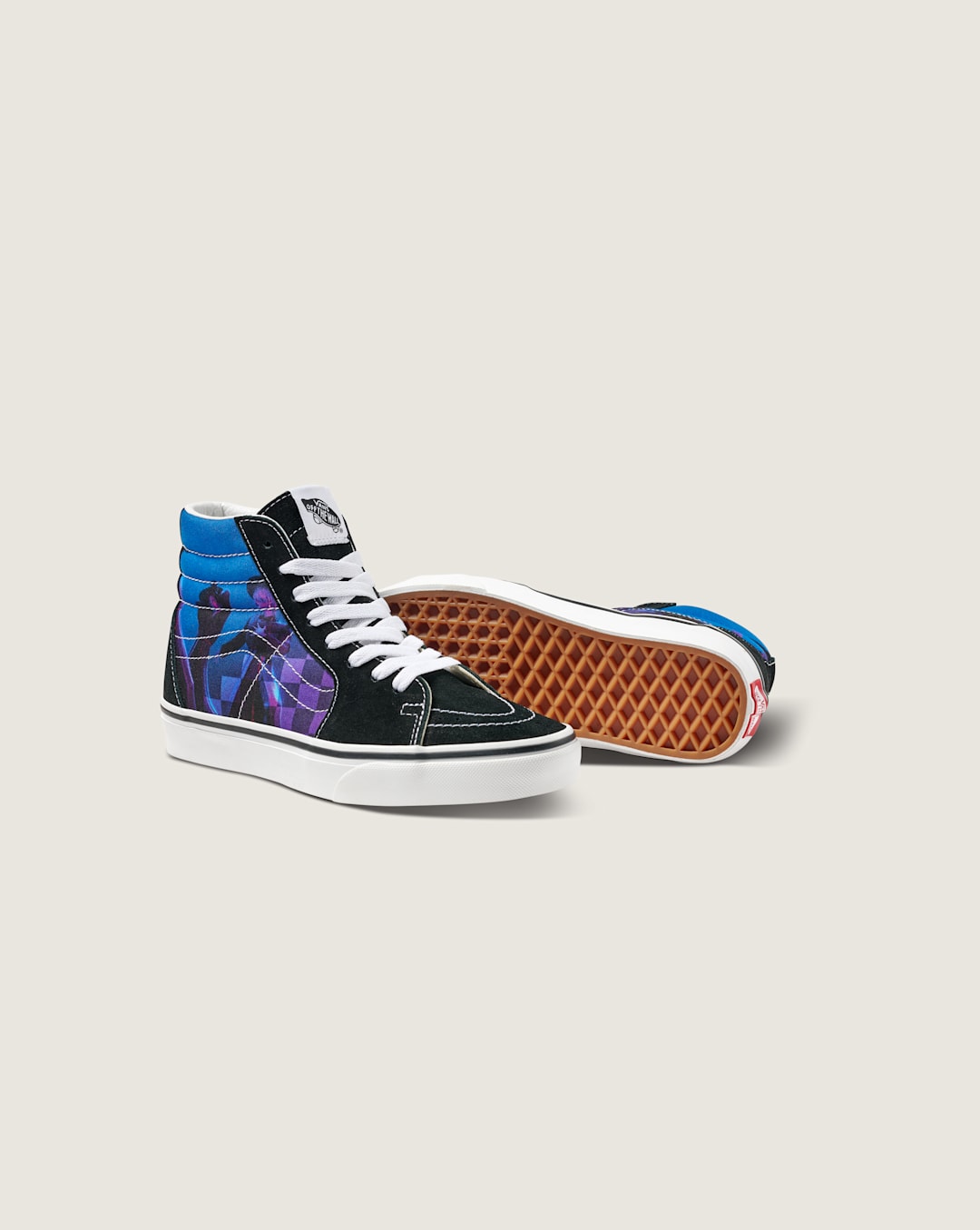 Kids Vans KPop Demon Hunters x Vans Big Kids Sk8-Hi Shoe in Kpop Demon Hunters Black / Blue