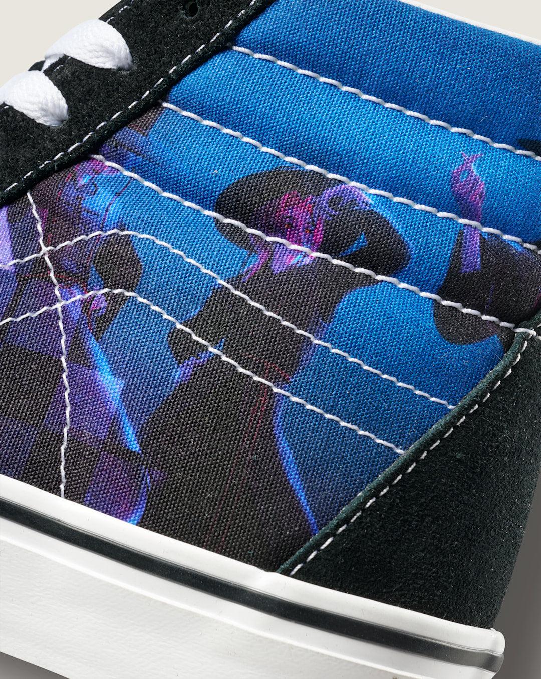 Kids Vans KPop Demon Hunters x Vans Big Kids Sk8-Hi Shoe in Kpop Demon Hunters Black / Blue