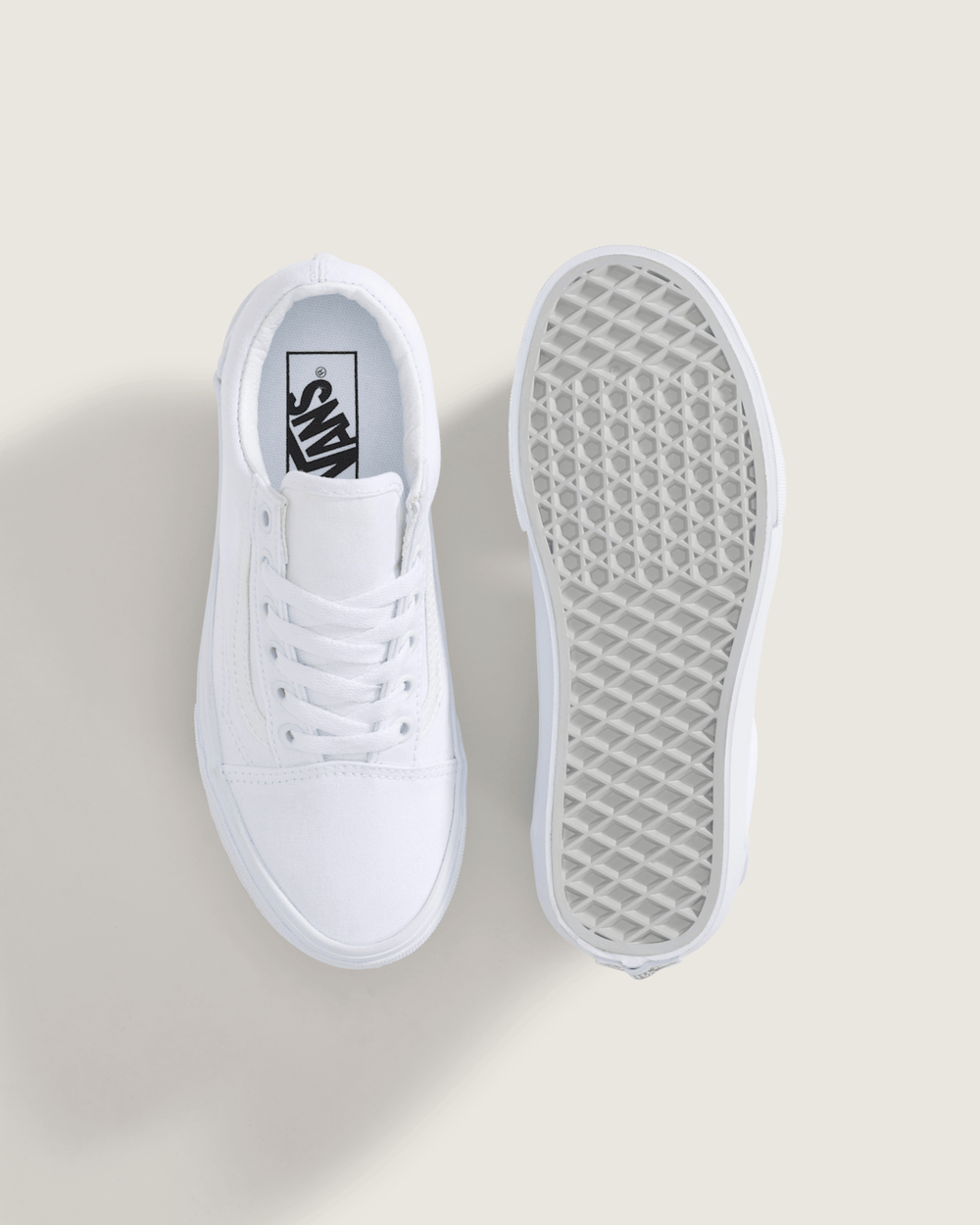 Kids Vans Big Kids Old Skool Shoe in True White