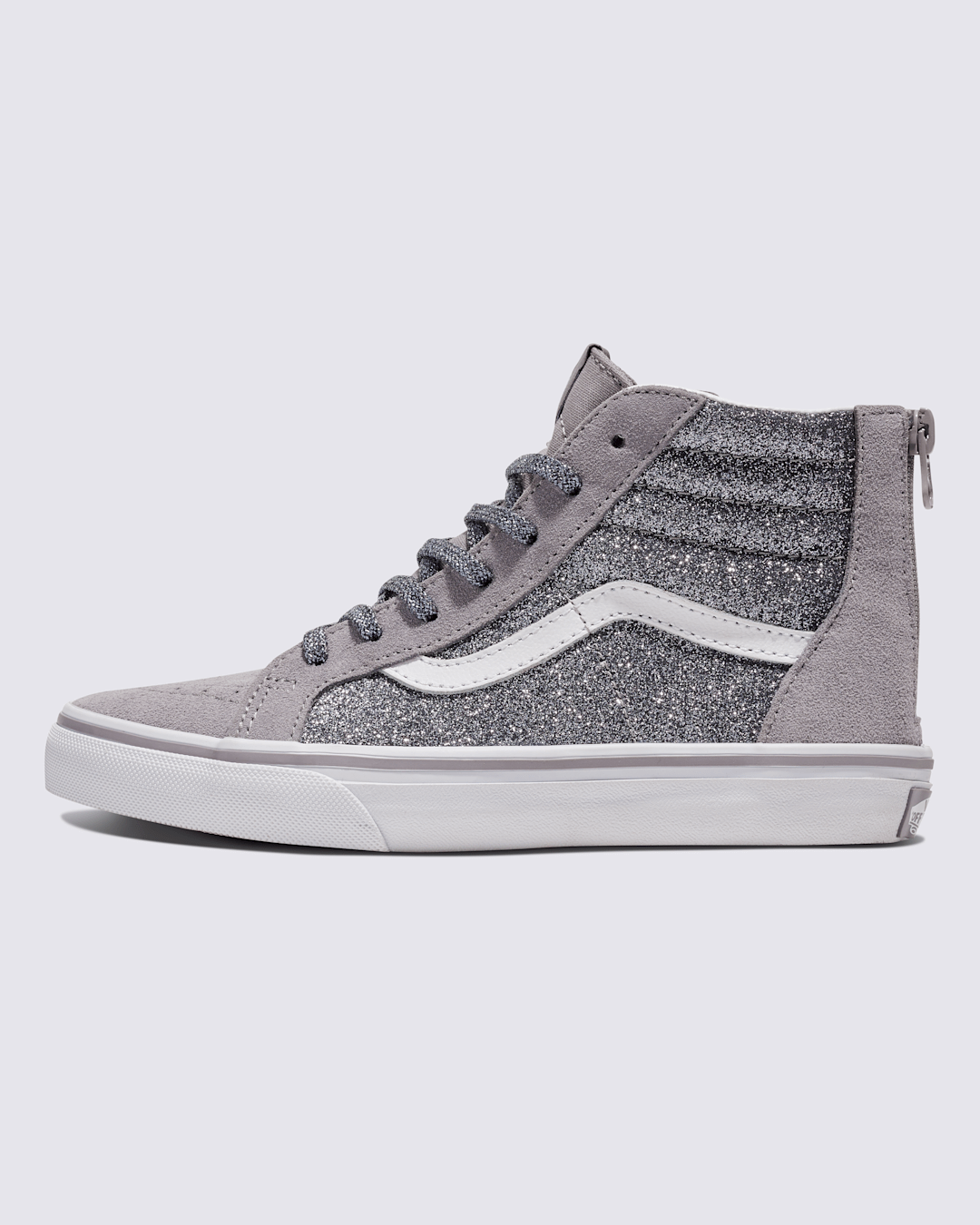 Kids|Sale Vans Big Kids Sk8-Hi Shoe in Glitter Gunmetal