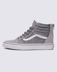 Kids|Sale Vans Big Kids Sk8-Hi Shoe in Glitter Gunmetal