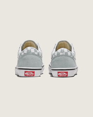 Kids|Sale Vans Big Kids Old Skool Checkerboard Shoe in Checkerboard Green / White