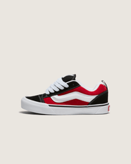Kids|Sale Vans Big Kids Knu Skool Shoe in Black / Racing Red