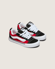 Kids|Sale Vans Big Kids Knu Skool Shoe in Black / Racing Red