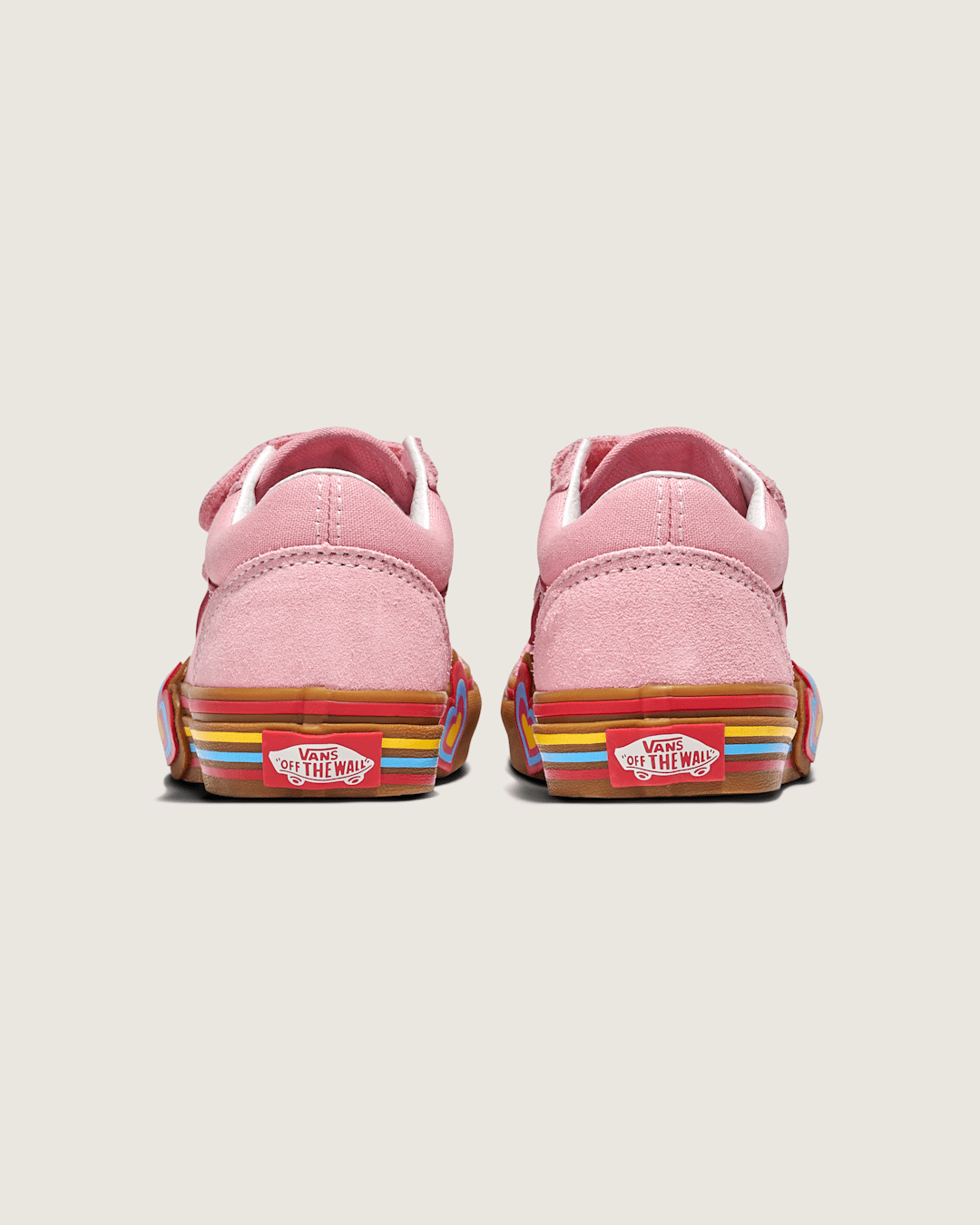 Kids Vans Little Kids Old Skool V Shoe in Gum Pink
