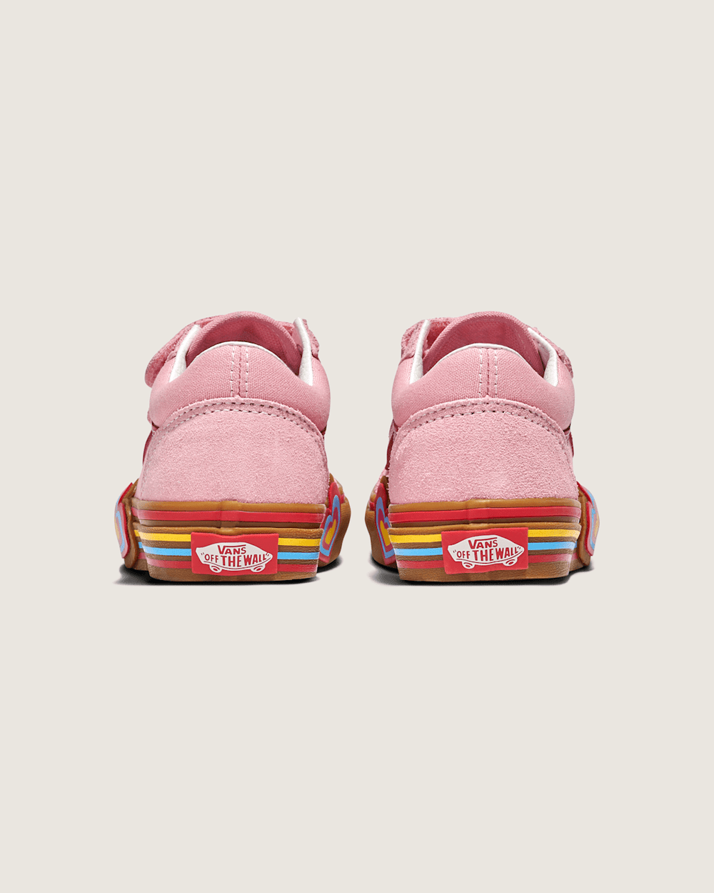 Kids Vans Little Kids Old Skool V Shoe in Gum Pink