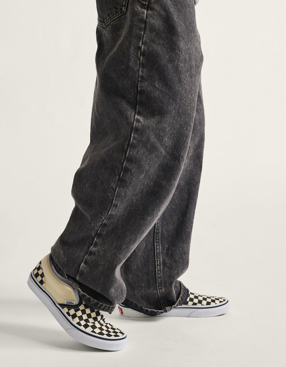 Kids Vans Kids Classic Checkerboard Slip-On Black/White Shoes