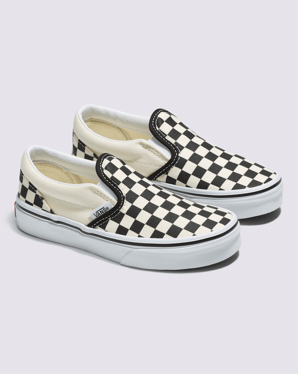 Kids Vans Kids Classic Checkerboard Slip-On Black/White Shoes