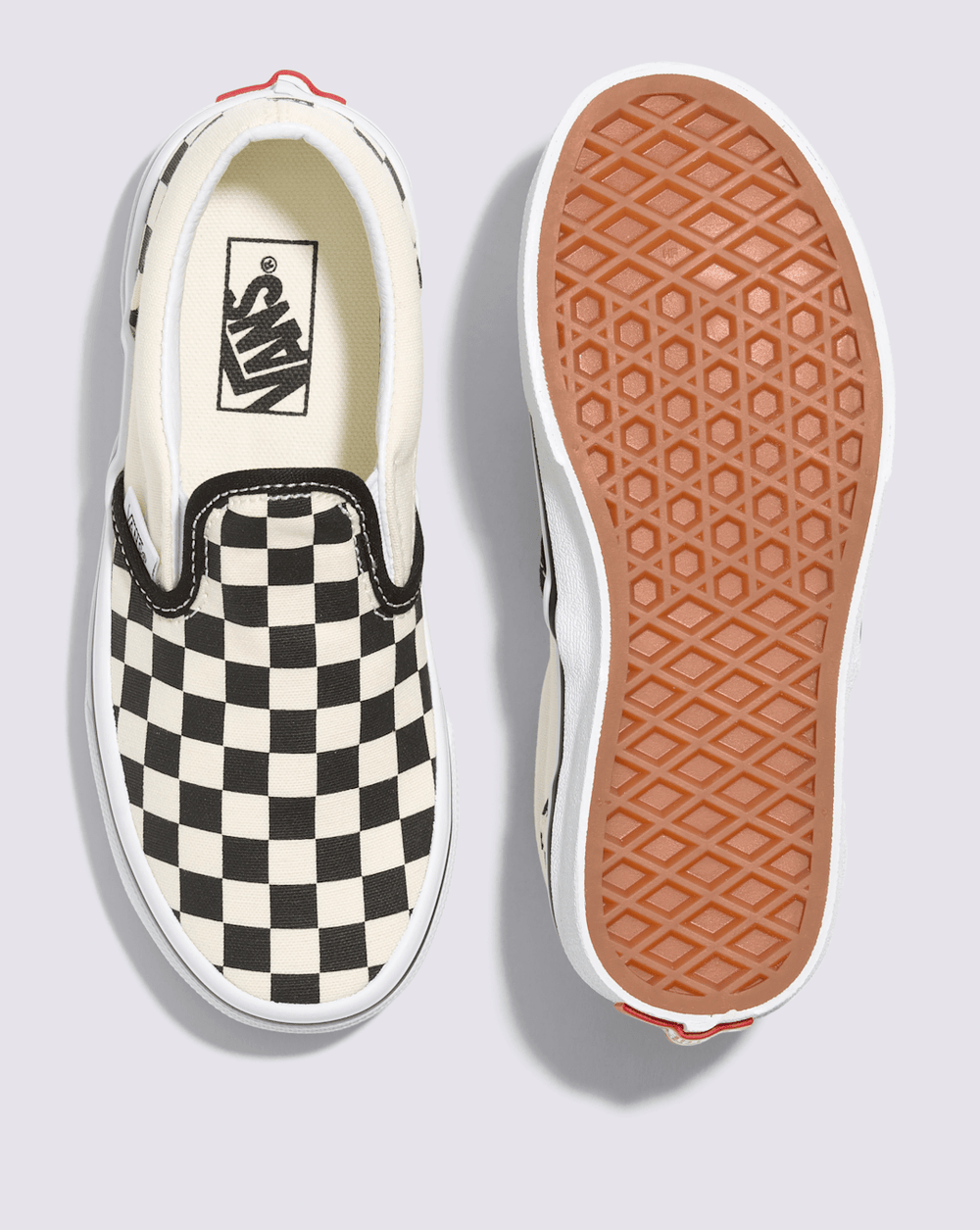 Kids Vans Kids Classic Checkerboard Slip-On Black/White Shoes