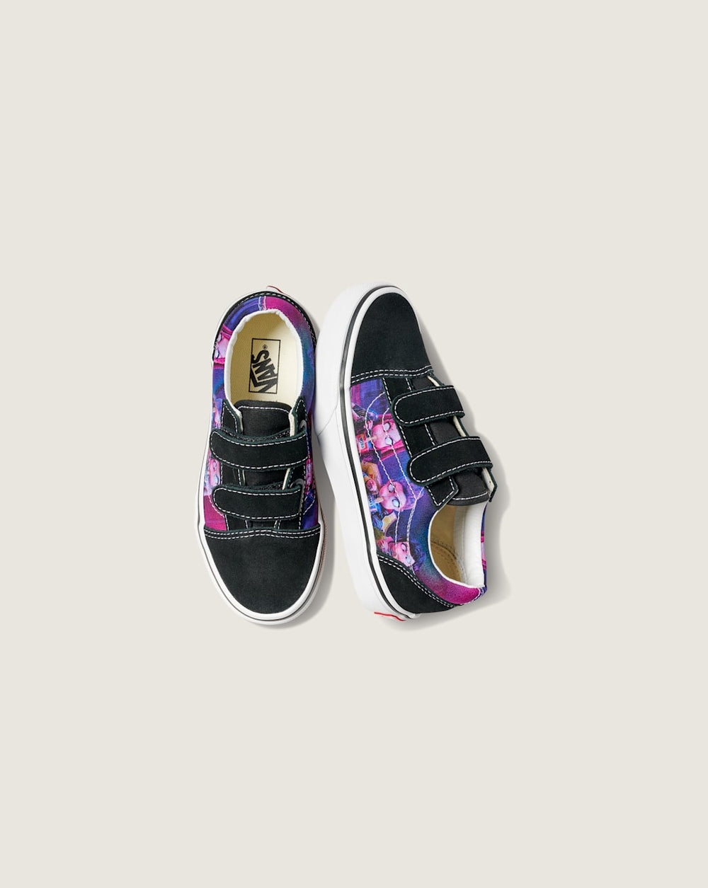 Kids Vans KPop Demon Hunters x Vans Little Kids Old Skool V Shoe in Kpop Demon Hunters Purple