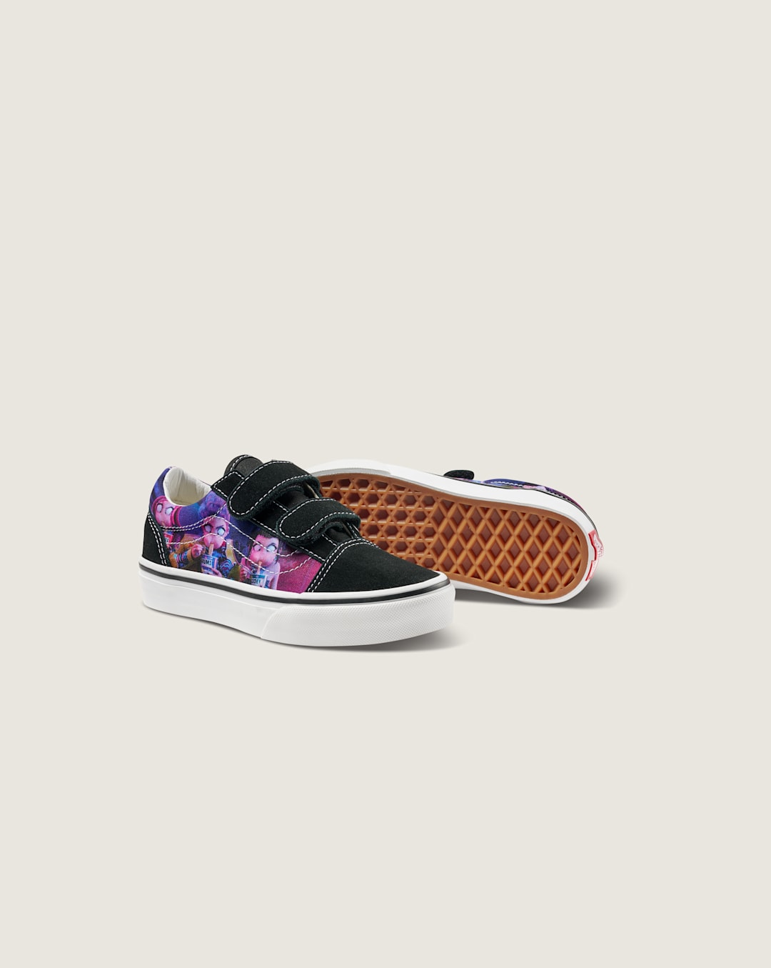 Kids Vans KPop Demon Hunters x Vans Little Kids Old Skool V Shoe in Kpop Demon Hunters Purple