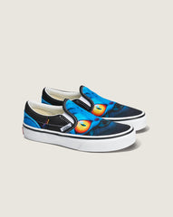 Kids Vans KPop Demon Hunters x Vans Little Kids Classic Slip-On Shoe in Kpop Demon Hunters Black
