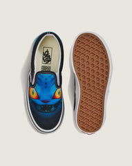 Kids Vans KPop Demon Hunters x Vans Little Kids Classic Slip-On Shoe in Kpop Demon Hunters Black