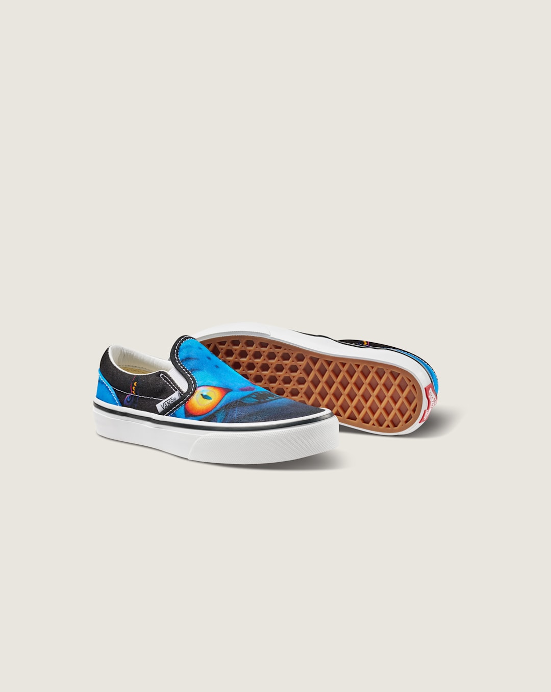 Kids Vans KPop Demon Hunters x Vans Little Kids Classic Slip-On Shoe in Kpop Demon Hunters Black