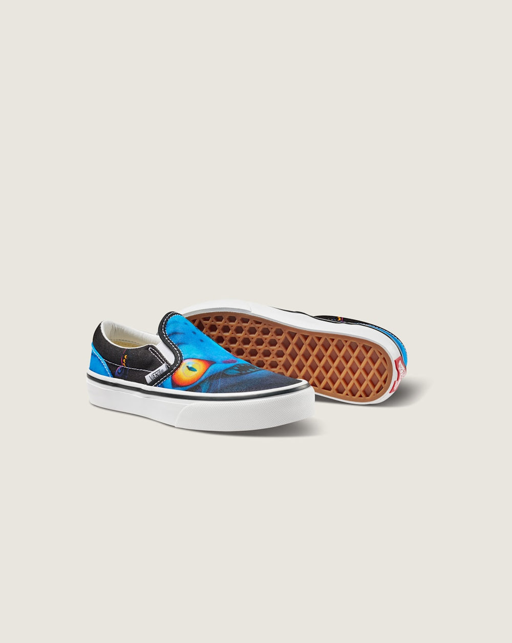 Kids Vans KPop Demon Hunters x Vans Little Kids Classic Slip-On Shoe in Kpop Demon Hunters Black