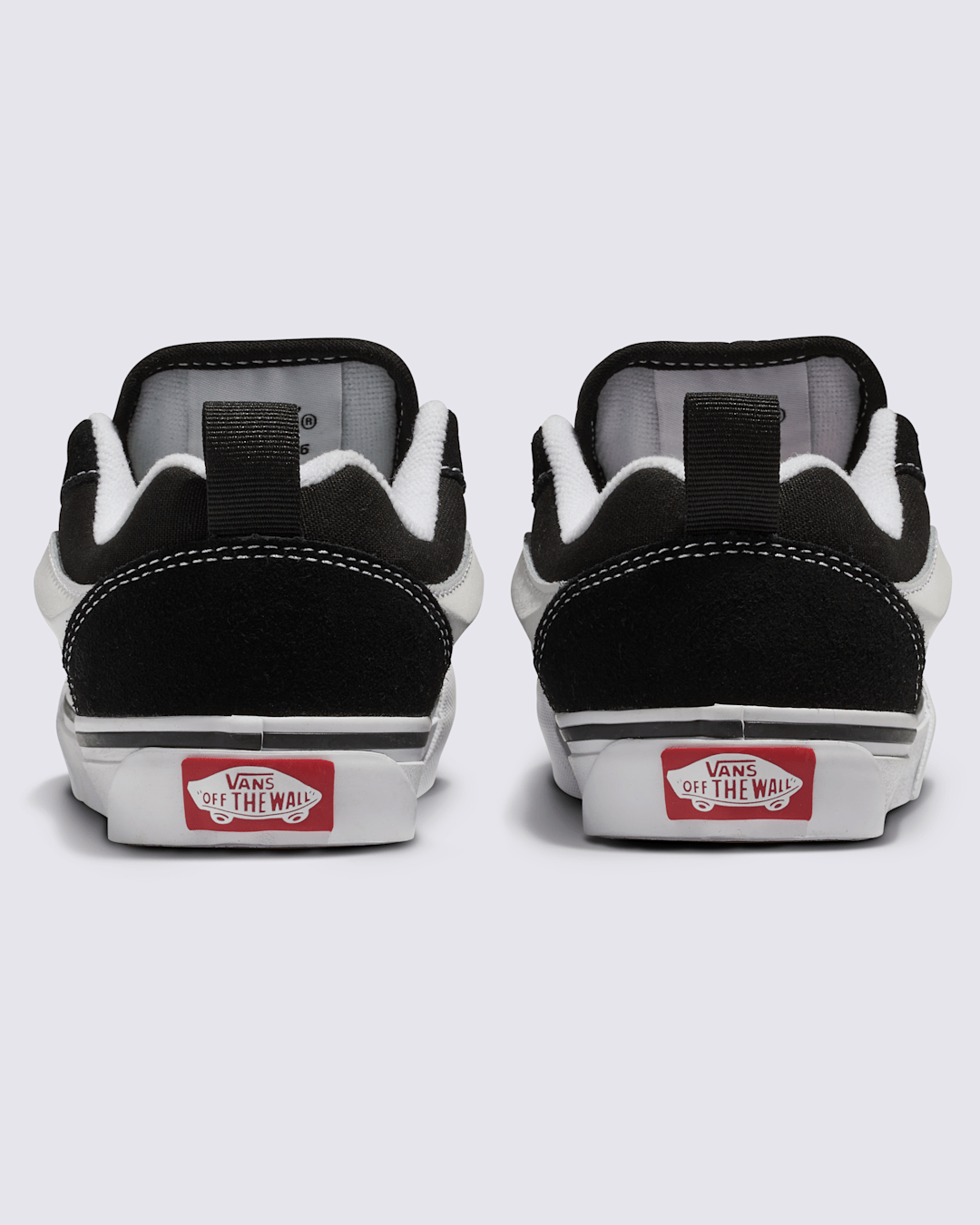 Kids Vans Little Kids Knu Skool Shoe in Black / True White