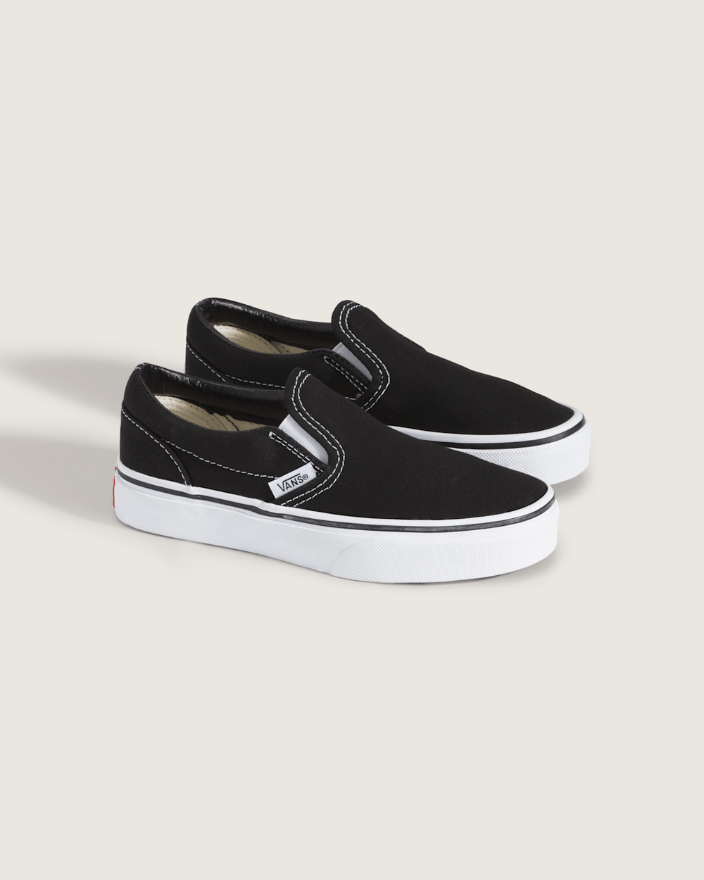 Kids Vans Kids Classic Slip-On Black/True White Shoes