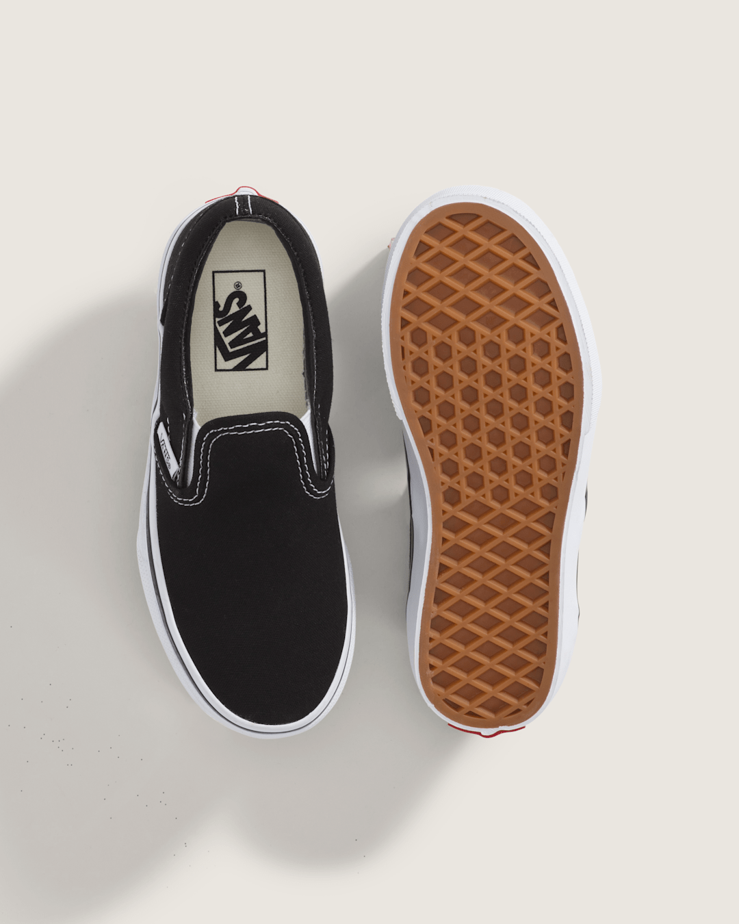 Kids Vans Kids Classic Slip-On Black/True White Shoes
