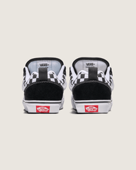 Kids Vans Little Kids Knu Skool Checkerboard Shoe in Checkerboard Black / True White