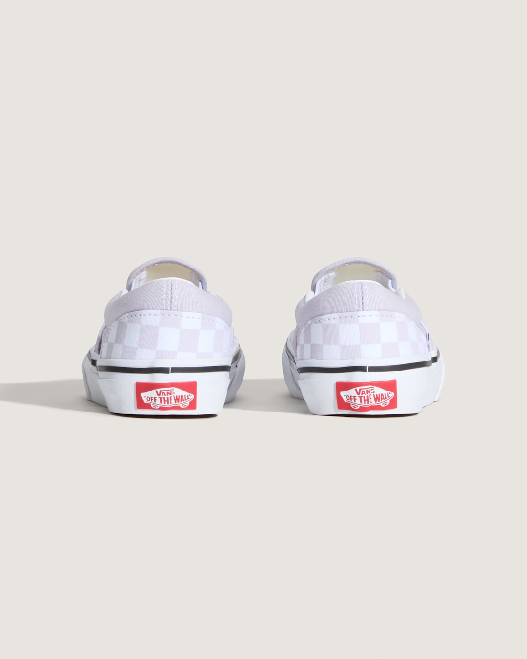 Kids Vans Little Kids Classic Slip-On Checkerboard Shoe in Checkerboard Lilac Mist Purple