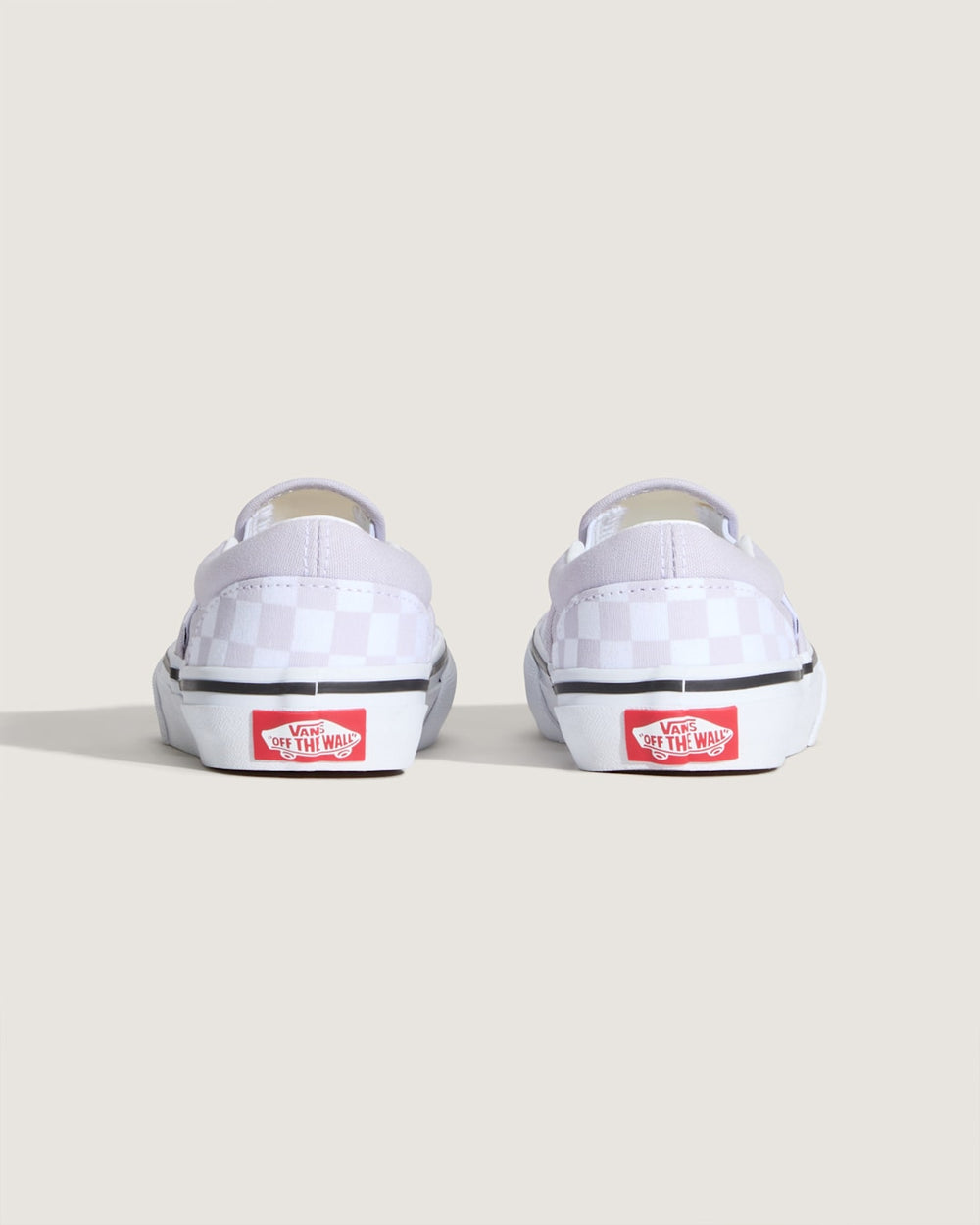 Kids Vans Little Kids Classic Slip-On Checkerboard Shoe in Checkerboard Lilac Mist Purple