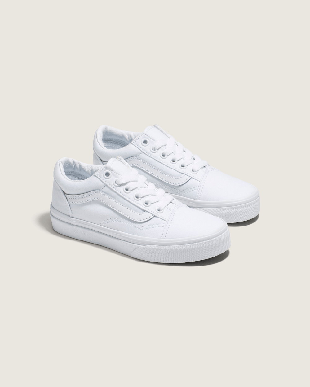 Kids Vans Kids Old Skool True White/True White Shoes