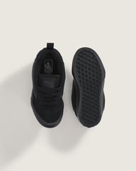 Kids Vans Little Kids Knu Skool Shoe in Triple Black
