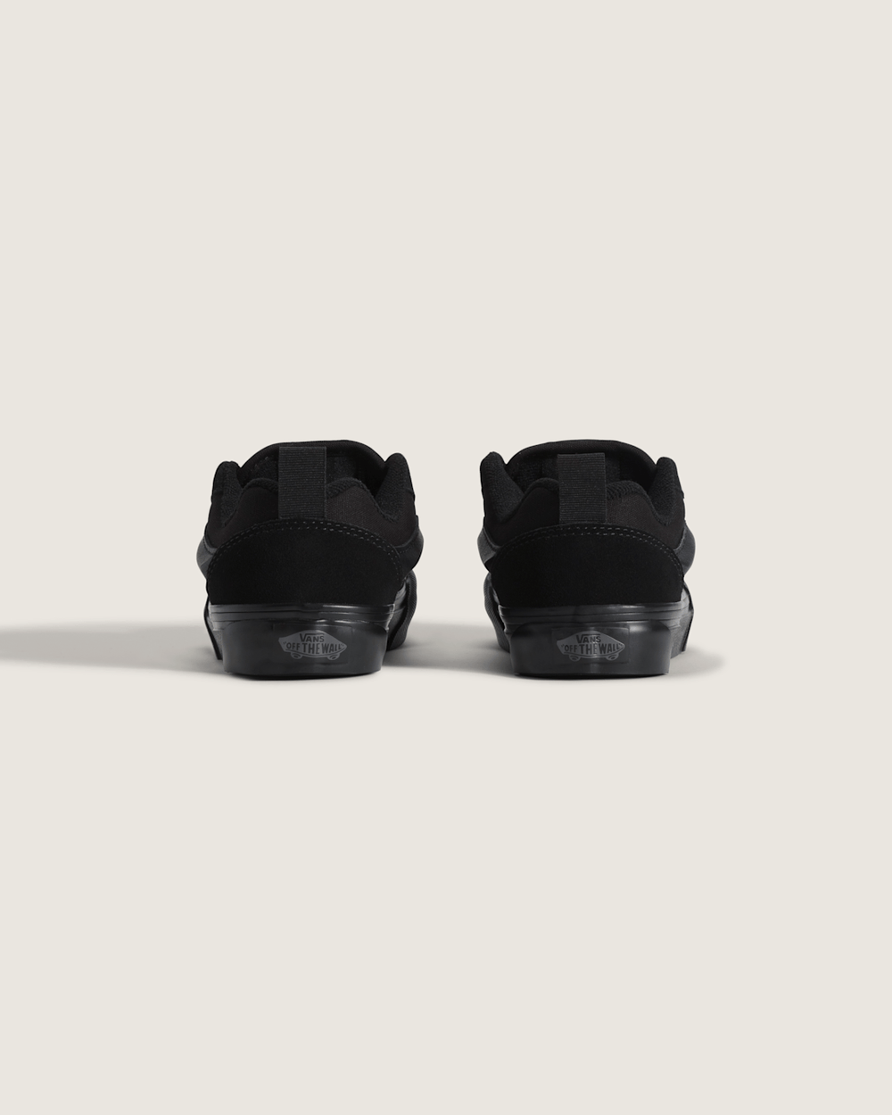 Kids Vans Little Kids Knu Skool Shoe in Triple Black