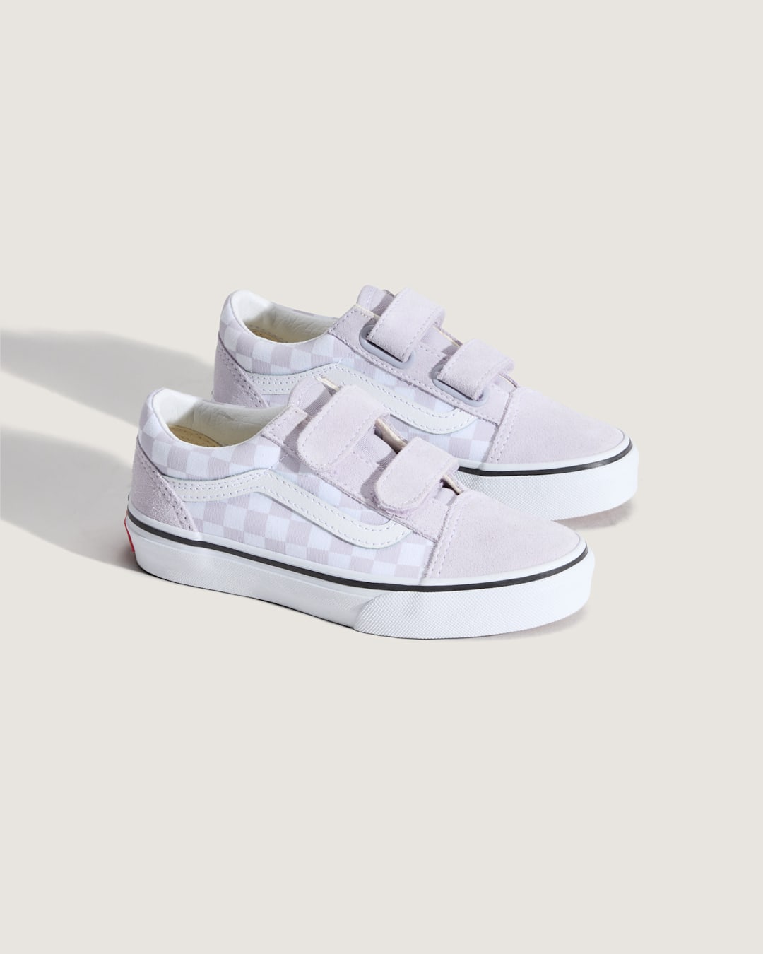 Kids Vans Little Kids Old Skool V Checkerboard Shoe in Checkerboard Lilac Mist Purple