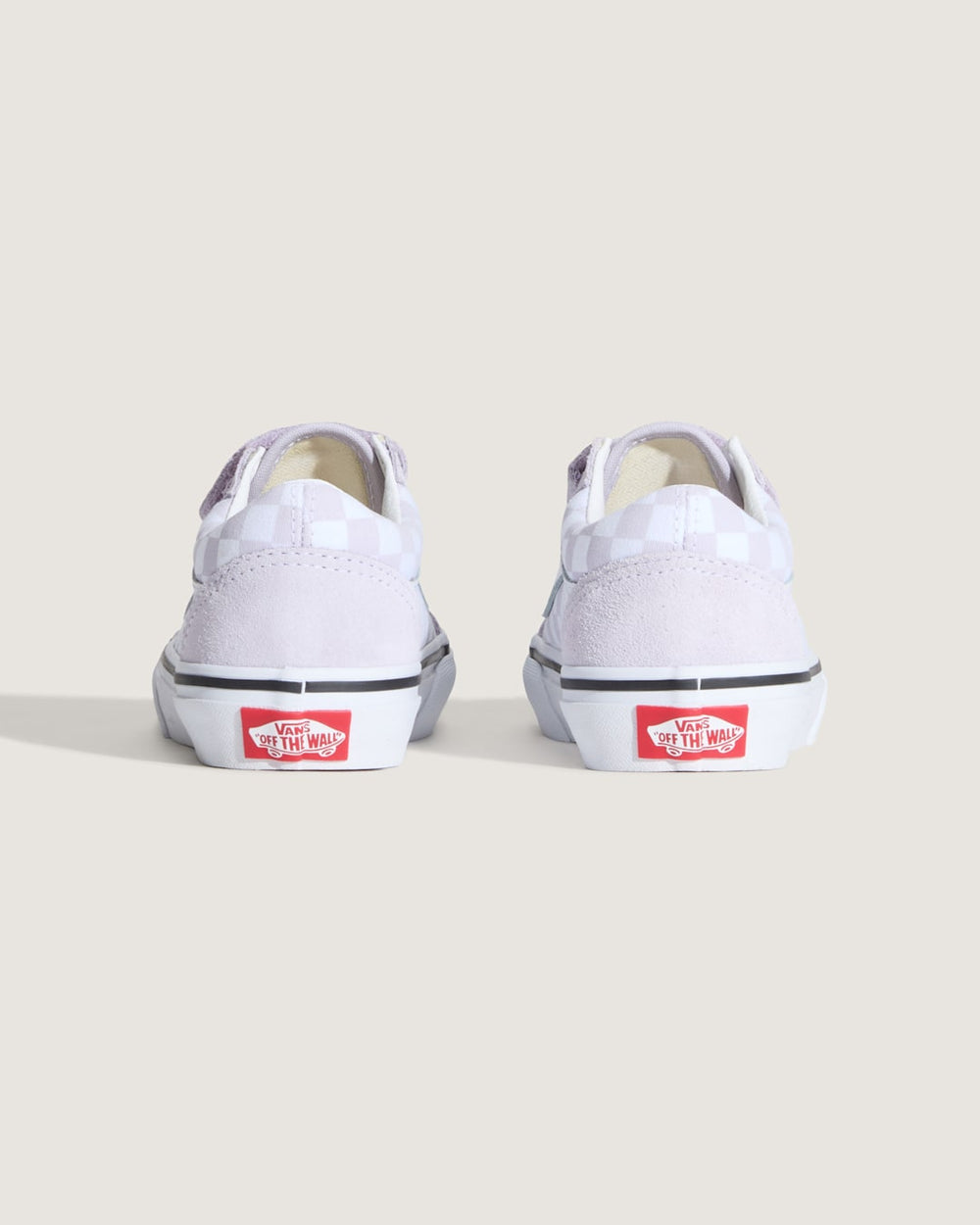 Kids Vans Little Kids Old Skool V Checkerboard Shoe in Checkerboard Lilac Mist Purple