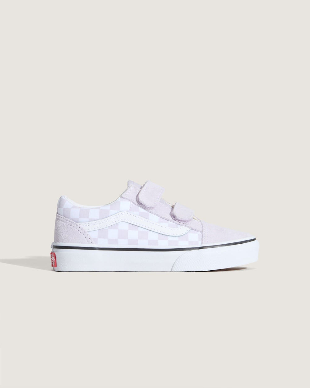 Kids Vans Little Kids Old Skool V Checkerboard Shoe in Checkerboard Lilac Mist Purple