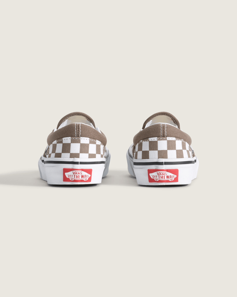 Kids Vans Little Kids Classic Slip-On Checkerboard Shoe in Checkerboard Walnut Brown