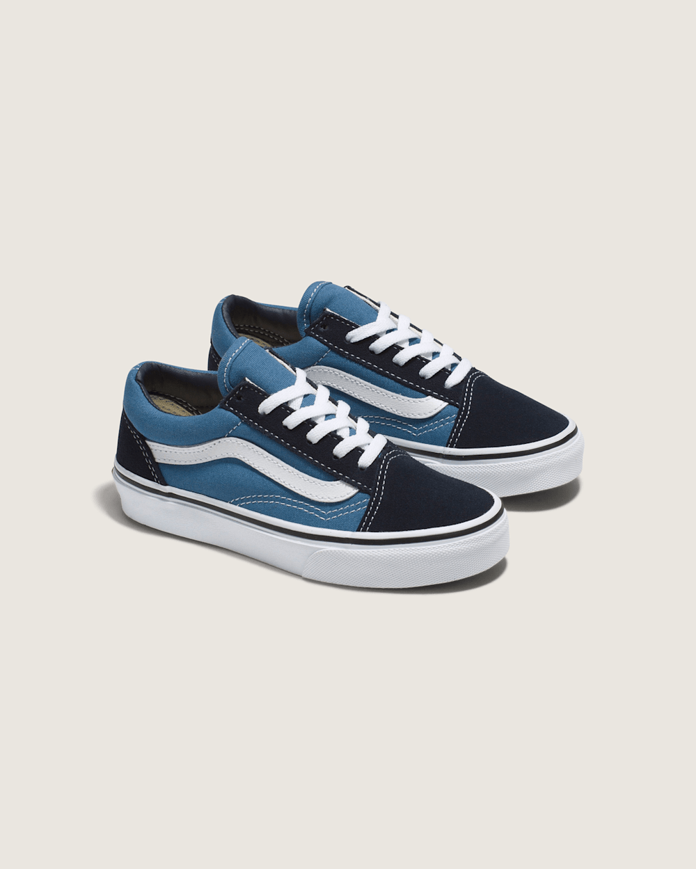 Kids Vans Kids Old Skool Navy/True White Shoes