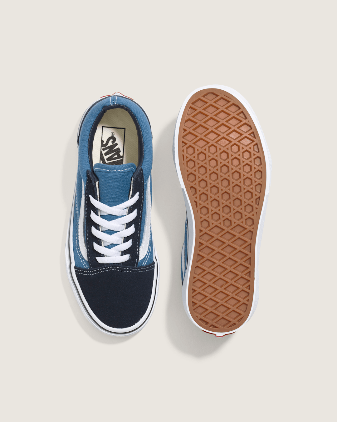 Kids Vans Kids Old Skool Navy/True White Shoes